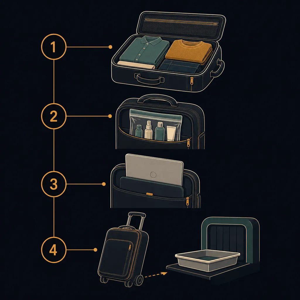 How to pack a carry-on to clear security faster