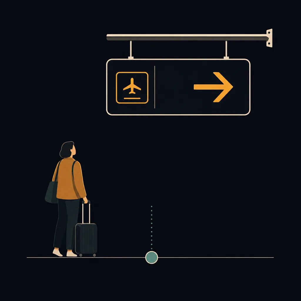 Wayfinding to your gate through a large airport