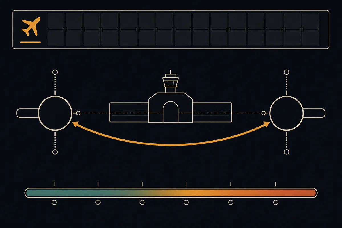 Minimum connection times compared across major airports